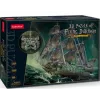 3D LED Puzzle Flying Dutchman Modell L526H, No name — zusammengebautes beleuchtetes Modell