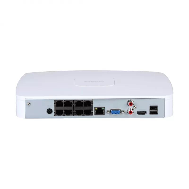 Dahua Technology WizSense NVR4108-8P-EI Netzwerkvideorekorder 1U Weiß