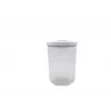 Vakuum-Lebensmittelbehälter-Set Solis 92278 — sechseckig 700 ml, 1,4 L, 2 L, weiß/transparent, geeignet für Kühl- und Gefrierschrank