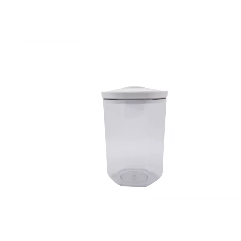 Vakuum-Lebensmittelbehälter-Set Solis 92278 — sechseckig 700 ml, 1,4 L, 2 L, weiß/transparent, geeignet für Kühl- und Gefrierschrank