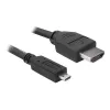 DeLOCK - Video- / Audiokabel - HDMI - 32 AWG - HDMI, 19-polig (M) - 19-polig Micro-HDMI (M) - 3 m (82663)