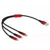 Delock 3-in-1-Ladekabel - 30 cm