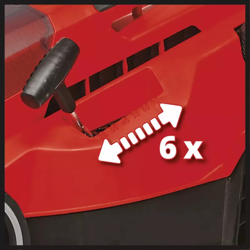 Akku-Rasenmäher GE-CM 36/37 Li-Solo, 36 Volt (2x18 V) (Rot/Schwarz, ohne Akku und Ladegerät)