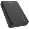 HDD/SSD-Gehäuse Unitek Y-3035 — 2,5/3,5 Zoll SATA, USB 3.2 Gen 1 (USB Typ-B), 6 Gbit/s, Schwarz, AC-Adapter