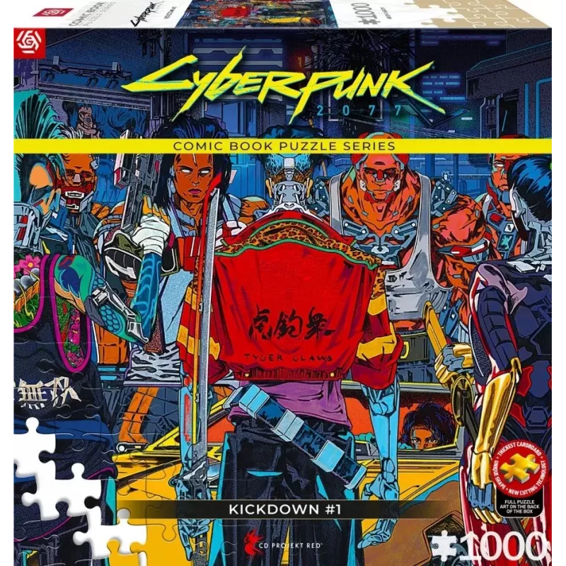 Good Loot Comic Book Puzzle: Cyberpunk 2077 Kickdown, 1000 Teile