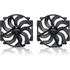 Noctua NF-A14x25r G2 PWM Sx2-PP chromax.Schwarz 140 mm Dual-Fan-Set