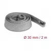 Geflechtschlauch DeLOCK 20831 2m x 30mm Grau