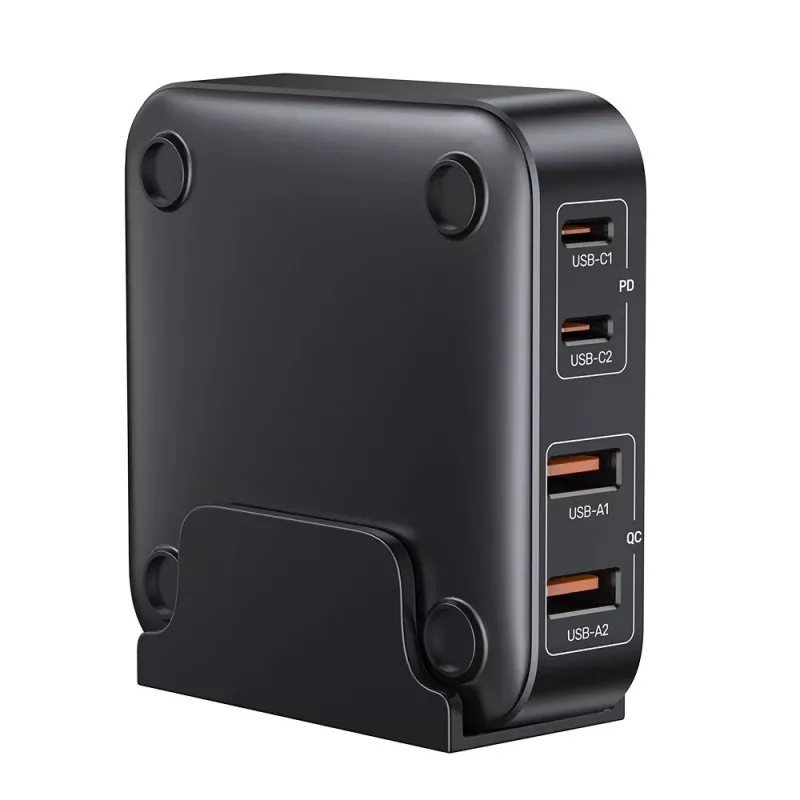 Unitek Schreibtischladegerät P1229ABK01-EU 100 W mit 2× USB-A und 2× USB-C