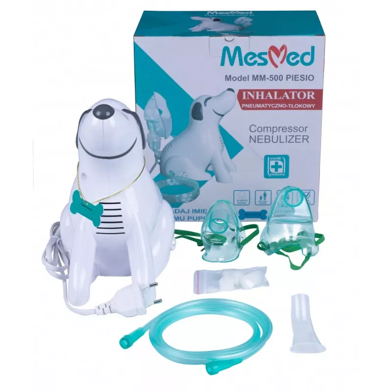 Inhaliergerät Mesmed MM-500 Piesio pneumatisch-kolbengetriebenes tragbares Design