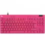 Logitech G PRO X TKL RAPID Tastatur Gaming USB QWERTY Pink