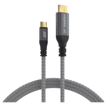 EFB Elektronik USB-C-auf-HDMI-Kabel 4K30Hz Grau - Kabel - Digital/Daten (USB-HDMI-00001)
