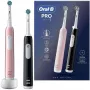 Elektrische Zahnbürste Oral-B Pro 1 Duo — Schwarz/Pink, 2 Reinigungsmodi