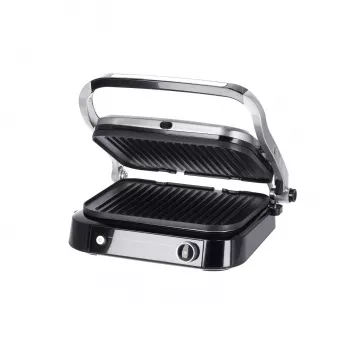 Kontaktgrill SEVINI Pro, KG 2395 (Silber/schwarz, 1.800 Watt)