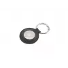 Schutzhülle aus Leder für Apple AirTag FIXED FIXWAT-C2-BK echt Rindsleder schwarz kompakte Tasche