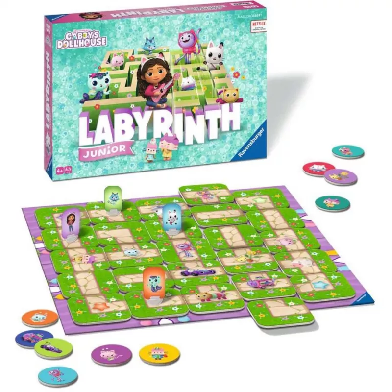 Gabby's Dollhouse Junior Labyrinth, Brettspiel