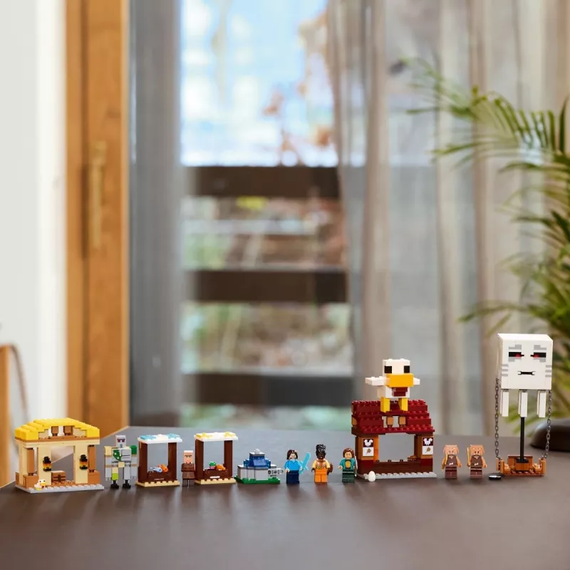 LEGO MINECRAFT 21273 Der Ghast-Ballon-Dorfangriff