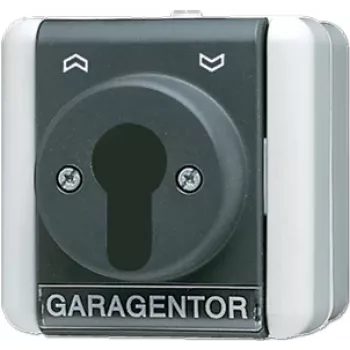 JUNG 806.18 W - Schlüsselschalter - 2P - Kabelgebunden - Schwarz - Weiß - IP44 - 250 V