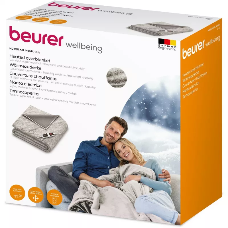 Beurer HD 150 XXL Heizdecke, waschbar, 6 Heizstufen