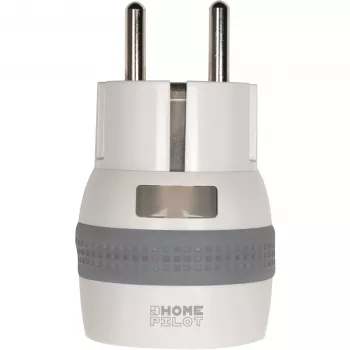Smart-Steckdosenadapter HOMEPILOT 11301001 weiß — WLAN-Fernschalter für Haushaltsgeräte