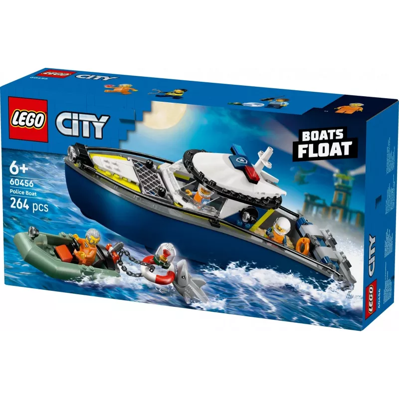 LEGO CITY 60456 Polizeiboot-Verfolgungsjagd