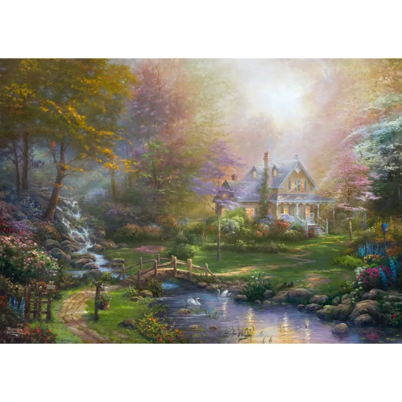 1000-teiliges Puzzle Schmidt Spiele Thomas Kinkade Studios „The Perfect Mother's Day“ – 1000 Stück