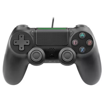 Kabel-Gamepad TRACER SHOGUN PRO Schwarz — 16 Tasten, analog/digital, 1,5 m Kabel, Vibration, PC/PS4/PS3