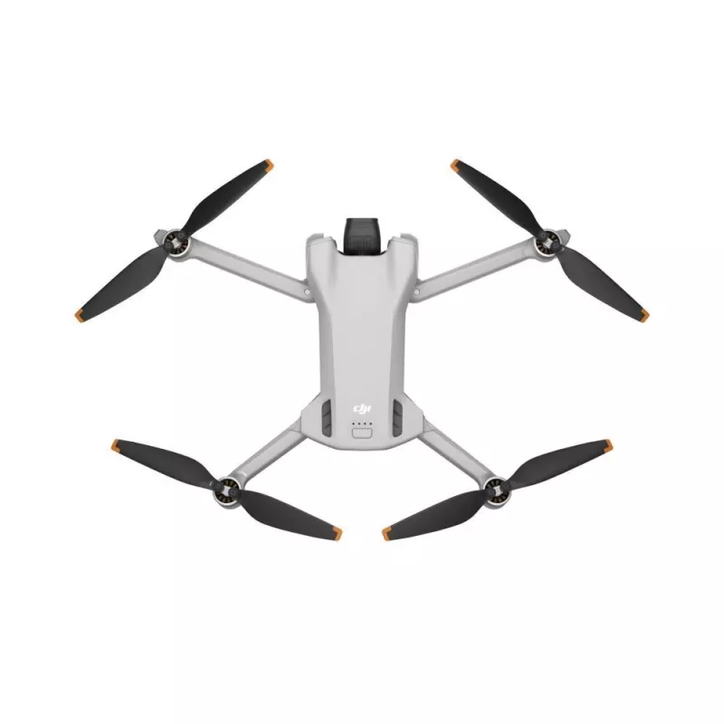 Quadcopter DJI Mini 3 Fly More Combo — 4-Rotor-Drohne, 12-MP-4K-Kamera, 10.000 m Reichweite, 10,55 m/s Höchstgeschwindigkeit, 2453 mAh Akku, 0,248 kg, grau