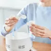 Tischvernebler Omron C28P mit 10 ml/min Kapazität, 2,65 µm Partikelgröße, weiß, Maße 265×195×143 mm