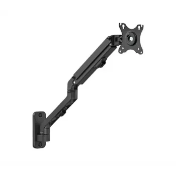Wandhalterung für Monitor Gembird MA-WA1-02, einarmig, für 17 Zoll–27 Zoll Bildschirme, VESA 75x75–100x100, max. Belastung 7 kg, Aluminium, schwarz