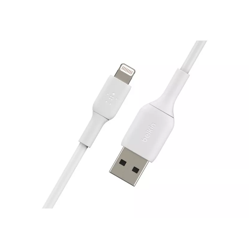 Belkin PVC USB-A auf Lightning 2m Weiß
