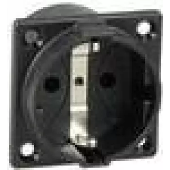 AS Schwabe 45081 Installationssteckdose Schwarz (45081)
