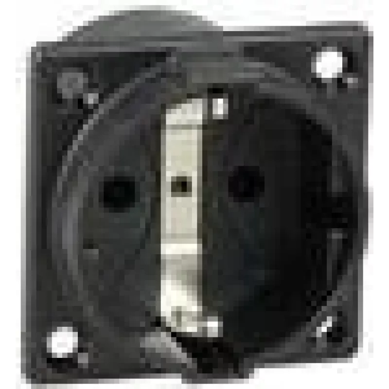 AS Schwabe 45081 Installationssteckdose Schwarz (45081)