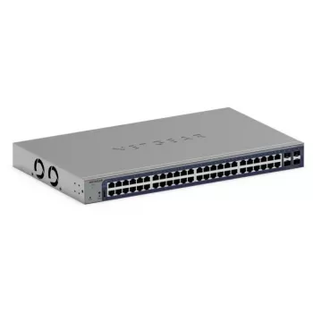 Managed Gigabit PoE Switch NETGEAR GS752TXUP — 48× Gigabit RJ-45, 10G-Unterstützung, 1U Rack, 176 Gbit/s Switching-Kapazität
