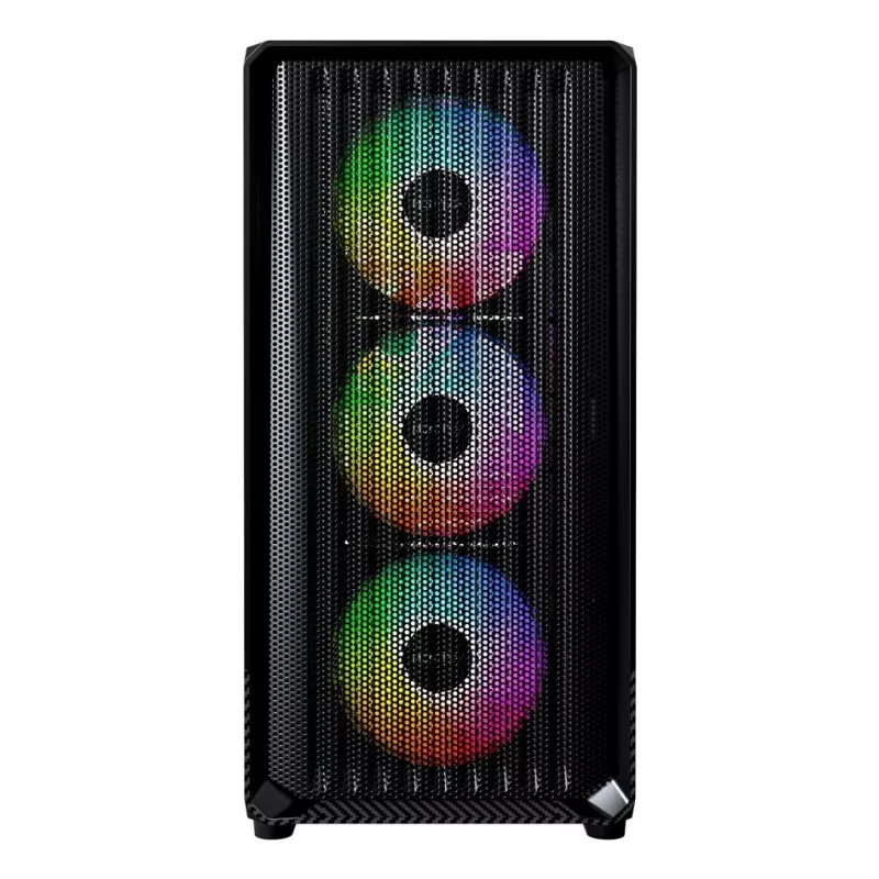 Montech X5M (B) Micro Tower PC-Gehäuse – Micro-ATX/Mini-ITX, 3x120mm vorne, 1x120mm hinten, unterstützt ATX-Netzteile, 2x3,5 Zoll + 4x2,5 Zoll, Schwarz