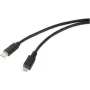 Renkforce USB-Kabel USB 2.0 USB-C® Stecker, USB-Micro-B Stecker 1,00 m Schwarz Rund RF-5719754