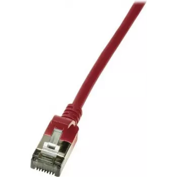 Netzwerkkabel LogiLink schlank U/FTP Rot RJ-45 Cat6a 0,3 m
