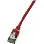 Netzwerkkabel LogiLink schlank U/FTP Rot RJ-45 Cat6a 0,3 m
