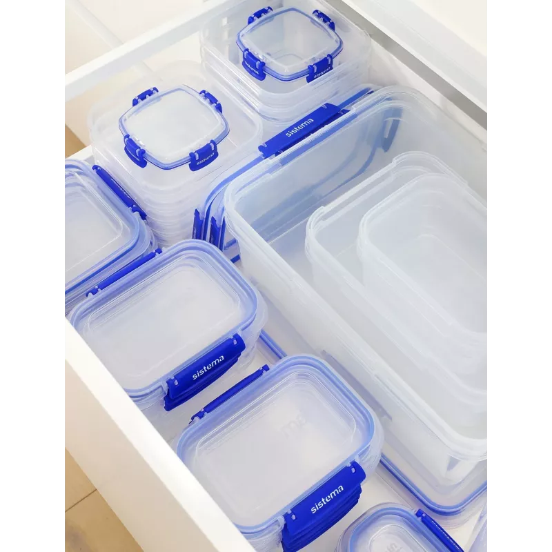 Sistema Kunststoffs Sistema 881650, Behälter, quadratisch, 1,15 l, Transparent, Kunststoff, Neuseeland