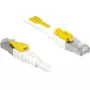 Netzwerkkabel DeLOCK 85330 RJ-45 Cat6a 0,5 m Weiß