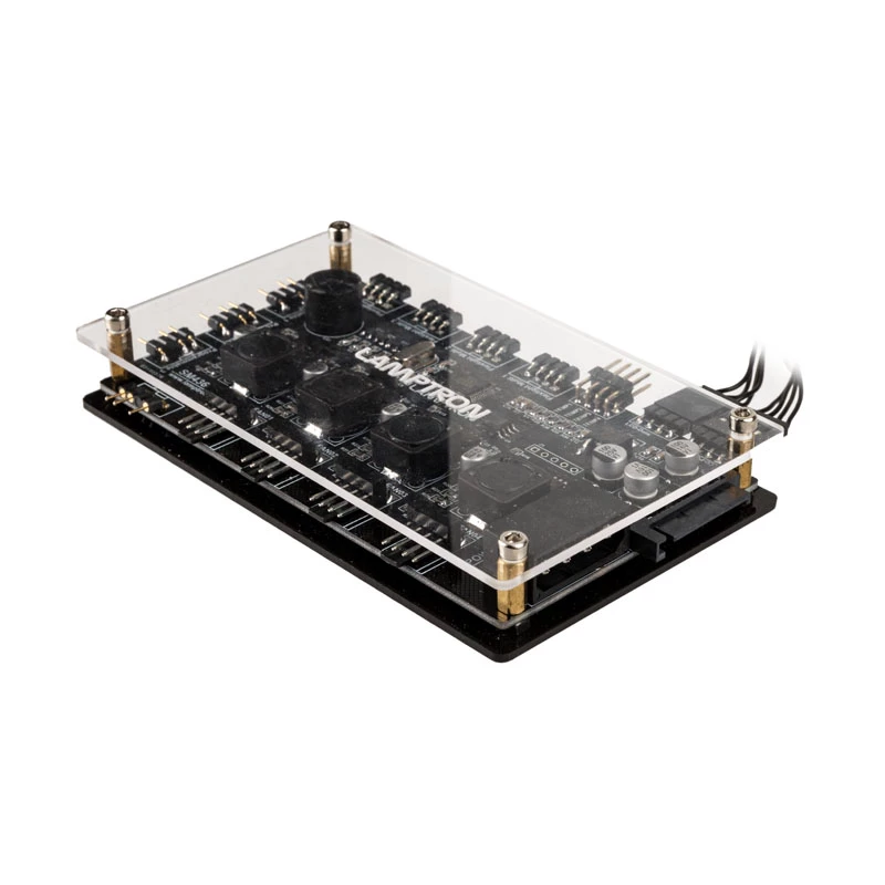 Lamptron SM436 PCI Lüfter- und RGB-LED-Controller, schwarz