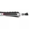 Abbrechklingenmesser Wedo 787009 Schwarz Silber