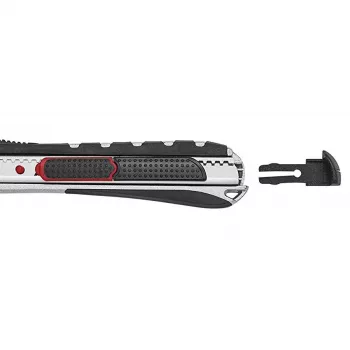 Abbrechklingenmesser Wedo 787009 Schwarz Silber
