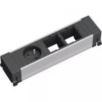 Stromverteiler Bachmann 916.003 0,1 m 1 AC-Steckdose Schwarz
