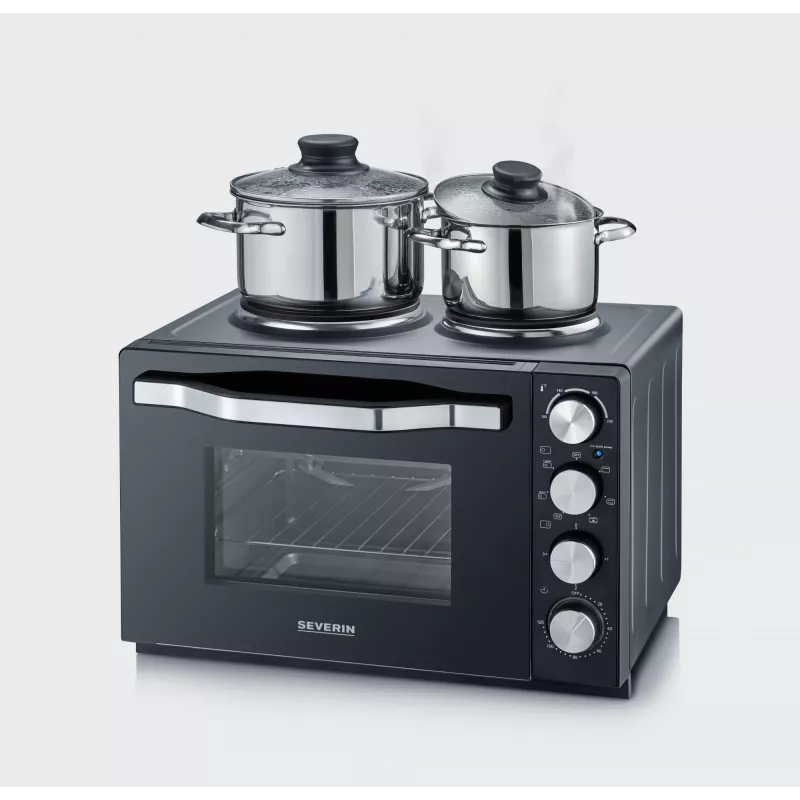 Toaster-Ofen Severin TO 2074 30L 2500W Schwarz Grill