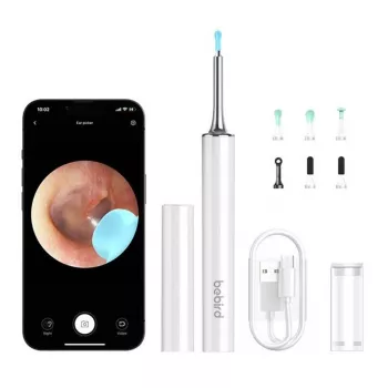 Ohrenreiniger Bebird T15 Smart Visual Weiß — visuelles Otoskop zur Ohrenreinigung