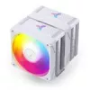 CPU-Kühler Jonsbo CR-3000E Dual-Tower ARGB White, Dual-Tower-Luftkühler mit ARGB-Beleuchtung