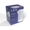 Elektrischer Wasserkocher LAFE LAFCZA45865, Edelstahl, 0,6 L, 600 W, hellgrau, klappbarer Verriegelungsdeckel