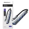 USB-Hub QOLTEC 53792, USB-C 3.1 auf 4 Ports (USB 3.0 x1, USB 2.0 x3)