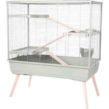 Kaninchenkäfig ZOLUX Neolife 100 XL grün — Metall/Kunststoff, 990×540×1140 mm, 15 mm Stababstand, für Kaninchen 10–15,9 kg