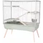 Kaninchenkäfig ZOLUX Neolife 100 XL grün — Metall/Kunststoff, 990×540×1140 mm, 15 mm Stababstand, für Kaninchen 10–15,9 kg
